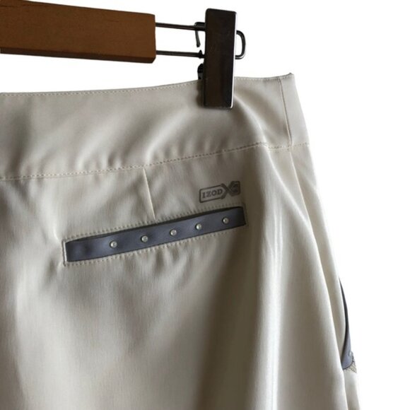 Izod Women’s Golf Skort Size 4 XFG Grey Cream Athletic Country Club - Picture 5 of 10